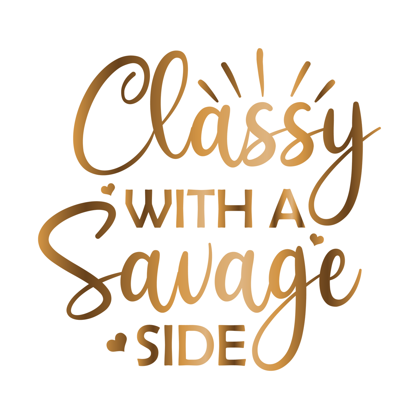 Classy with a savage side