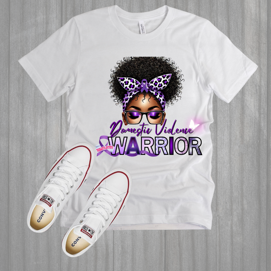 Domestic Voilence Warrior Tshirt
