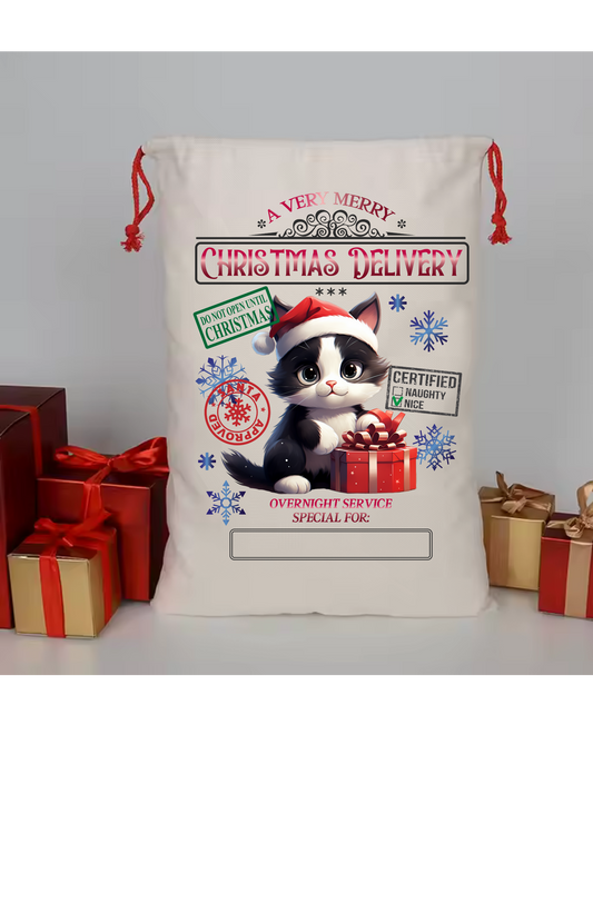 Santa Sacks - Black Cat