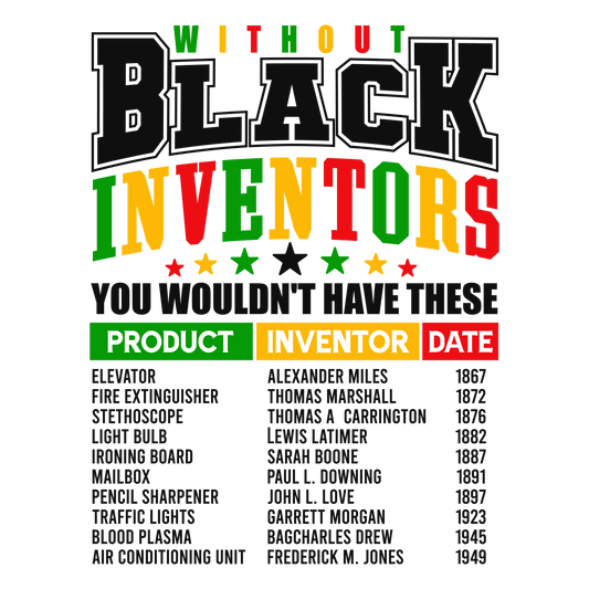 Black Inventors (Black)
