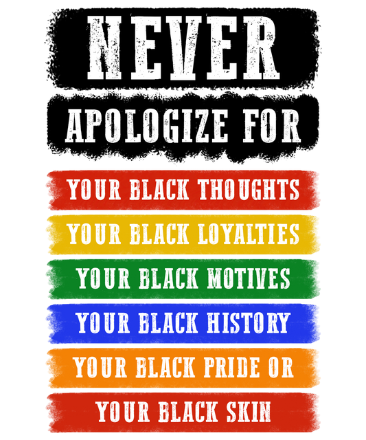 Never Apolgize for #1